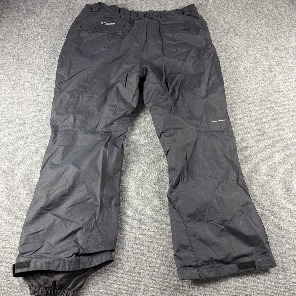 Columbia Snow Pants Womens 1X Black Omni-Shield Insulated Ski Winter Outdoor